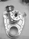 Alkydigger Billet Small Block Chevy Timing Cover with RCD  Magneto Drive  -MSD-Supermag